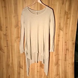 Free People Waffle-Pattern Shirt